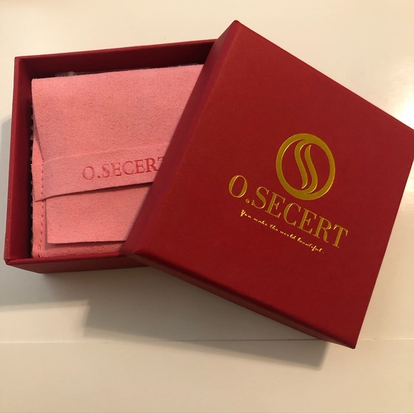 NIB O.Secret Paperclip Chain Pendant Necklace - Picture 14 of 15